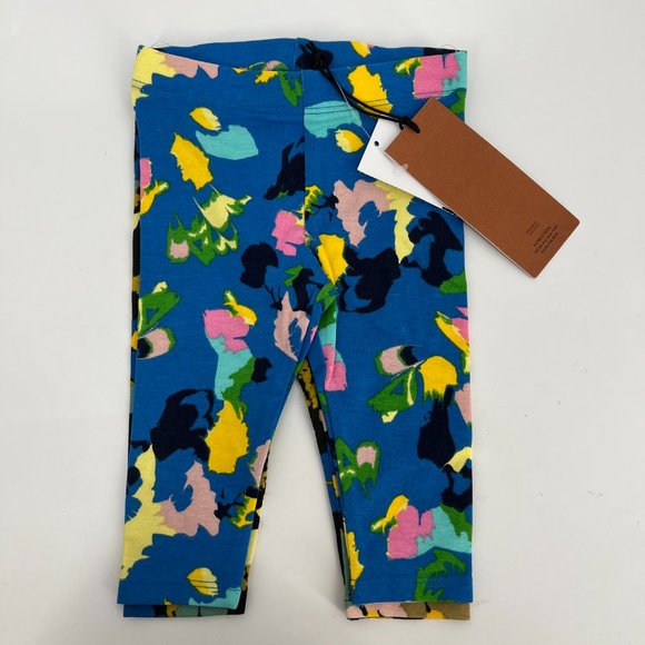 Nordstrom Babies' 2-Pack Print Pull On Leggings Blue French Paint Palette 6M NWT - Picture 3 of 6